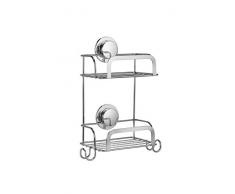 Croydex, mensole da doccia, acciaio, argento, taglia unica