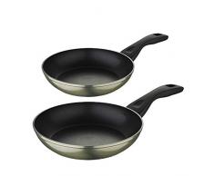 Bergner Classic Set 2 padelle 22+26 alluminio forgiato induzione Green Neon acciaio inox