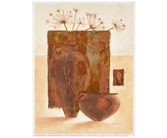 Eurographics 1285 Juno CA - stampa still life (18 x 24 cm), vasi di design Claudia Ancilotti