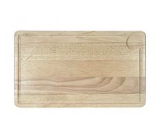 COSY & TRENDY 00887 Tagliere Carne, Legno di Hevea, 39 x 23 x 1,8 cm