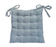 Soleil docre Cuscino per Sedia 40x40x5 cm Bella Grigio