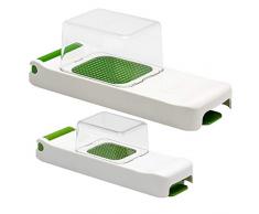 Alligator 3007G Utensile da Cucina, affettatrice per cipolle, tagliaverdure, plastica
