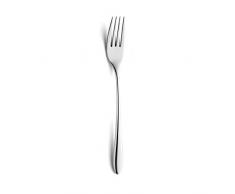 Amefa Cuba - Set di 12 forchette da tavola, in acciaio inox 18/10, spessore 2,5 mm, 216 mm di lunghezza, INOX_18/10_304