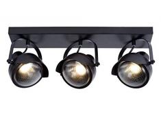 Lucide CICLETA - Faretto da soffitto, Acciaio, Nero 105W 230V