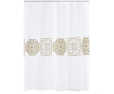RIDDER Tunis - Tenda da Doccia in Poliestere, 180 x 200 cm, Colore: Beige