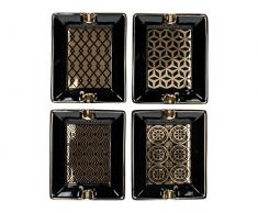 J. Kersten BV Posacenere, Ceramica, Mix, 4 Pezzi