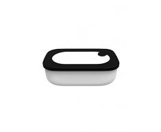 Guzzini On The Go Lunchbox con Contenitore, Spalvieri & Del Ciotto, 20 x 12 x h7 cm, 900 cc, Bianco
