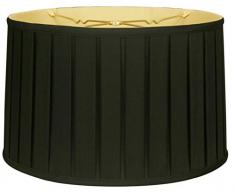 Royal Designs - Paralume basso plissettato laterale, Beige, 15 x 16 x 10