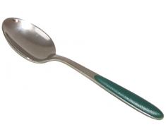 Viscio Trading 80347 Cucchiaino Caffe Master, Acciaio, Verde, 2 unitÃ 