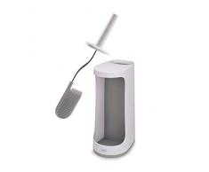 Joseph Joseph Flex Store Portascopino Bagno Spazzola WC con contenitore portaoggetti extra-large - Grigio/Bianco