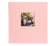 Goldbuch Bella Vista - Album Fotografico in Lino, 30 x 31 cm, Colore: Rosa