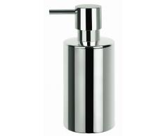 Spirella - Dispenser per Sapone Liquido in Porcellana, Modello Tube, Colore: Argento