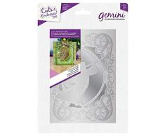 Crafters Companion Gem-CEF-CANG Gemini Taglio di Festa e la Cartella di Rilievo Angelo di Natale, Multi, Unica