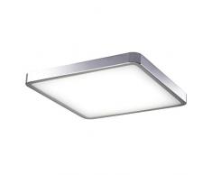 EXO Lighting - Plafoniera quadrata SIKER cromo 3x2G11 TC-L 36W.