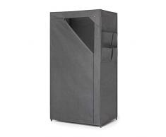 Rayen Armadio Basic, Tessuto, Grigio, 79 x 155 x 54 cm