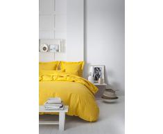 TODAY Federa in Coton Colore Giallo, Zafferano, 75x75 cm per un cuscino 60x60 cm
