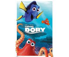 Findet Dorie - Finding Dory - Characters - Disney Zeichentrick Animation Film Movie Kino Poster Druck 61x91,5