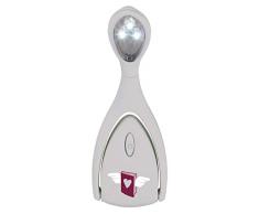 libri_x - Lampada da lettura Lumi Plus, con luce a morsetto e dimmer per la lettura al buio