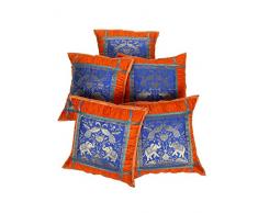 RAJRANG Indiano Divano Cuscino Cover Casa 40,6Â x 40,6Â cm Arancione