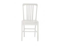 Design Twist OM/168/BI Sedia, Legno, Bianco, 40.5x44.5x85.3 cm