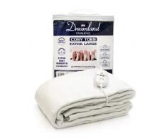 Dreamland - Coperta elettrica, bianco, 150 x 144 cm