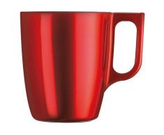 Luminarc Flashy Breakfast J1121 - Tazza in vetro, Rosso, 1 Pezzo