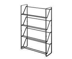 yamazaki Frame Ripiano per Scarpe, Metallo, Nero, Taglia Unica