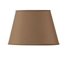 Paralume Forma Ovale Ã 35Â x 24.5/21,5Â x 15/23.5Â taupe