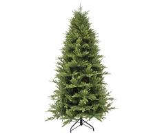 triumph tree Harrison 260 - Albero di Natale con Punte Sottili, 4852-h260xd137 cm, in PVC/PE, Colore: Verde