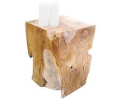 Jan Kurtz Block Sgabello, Marrone, 30x30x40