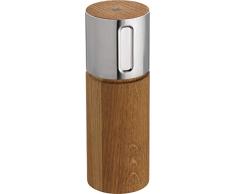 WMF Nature - Macinasale e macinapepe in legno di quercia, meccanismo in ceramica, per sale, pepe, pepe e pepe, altezza 18 cm