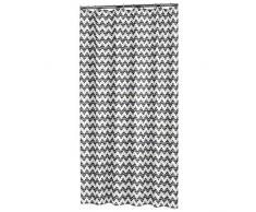 Sealskin Motif Tenda da Doccia, Tessuto, Poliestere, Nero, 180 x 200 cm
