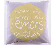 La Finesse Copricuscino Decorativo Quadrato 50 x 50 cm per la casa in Cotone per Soggiorno Divano Camera da Letto cc296, Tessuto colorato, Taglia Unica