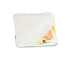 Badenia Bettcomfort Irisette Bambino, Cuscino piatto per bambini, Bianco, 35 x 40 cm