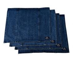 LEXINGTON Vita Jeans Tovaglietta all Americana, Colore: Blu Denim