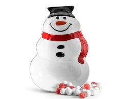 Sagaform Ciotola da Pupazzo di Neve, Ceramica, 25.5Â x 18Â x 6Â cm