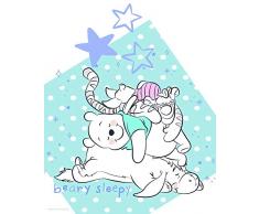 Komar - Dipinto murale Disney Winnie The Pooh Beary Sleepy, per cameretta dei Bambini, Stampa Artistica, Disponibile in 3 Misure, Multicolore, WB086-40x50