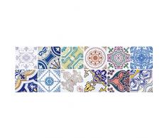 Ambiance-Live, Adesivo da Parete, Adesivo murale: 12 Adesivi per Piastrelle |Â Fotomurale - Mosaico Piastrelle Bagno e Cucina |Â Piastrella Adesiva - Vintage Multicolore - 10 x 10 cm - 12 Pezzi