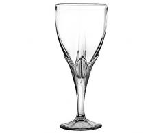 Crystaljulia 9953 - Bicchieri da Vino, in Cristallo al Piombo, 6 pz, 245 ml