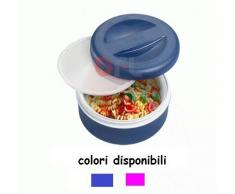 UNIFLAME Portapranzo calor Basso 600ml, Resina certficata atossica, Blu, 15 cm