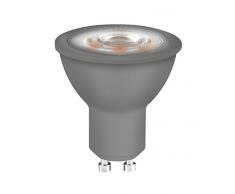 Lampada con riflettore a LED OSRAM | Presa: GU10 | Bianco caldo | 2700 K - 1800 K | 4,60 W | Sostituzione per lampada con riflettore da 50 W | LED SUPERSTAR PAR16 GLOWdim | confezione da 6 [Classe energetica A +]