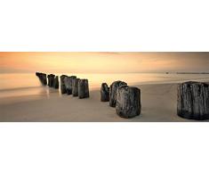 Empire, Poster per Porta, Motivo: Spiaggia, Multicolore (Bunt), 158 x 53 cm