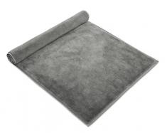 MÃ¶ve Bamboo Luxury 026586201823_60100 - Tappetino per Bagno Vellutato 60Â xÂ 100Â cm, Colore: Grigio Chiaro