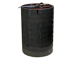 Onno Rhombus Candela profumata, Nero, 31 cm