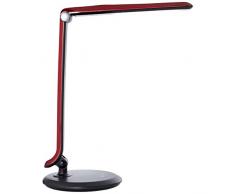 Brilliant Vanita - Lampada da tavolo funzionale, in plastica, 8 W, colore: Rosso