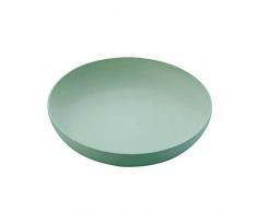 Un domo pv-bam-6133Â Point-Virgule insalatiera Eucalyptusgreen Ã 32.5Â cm H 7.5Â cm, bambÃ¹, fibra, verde