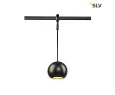 SLV, Lampada a sospensione per ad alto voltaggio di alimentazione Binario Easytec II, Acciaio, Nero