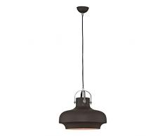 Homemania Lampada A Sospensione Blues Colore Marrone in Metallo-Per Salotto, Soggiorno, Cucina, Camera, Ufficio E27, 40 W, Taglia unica