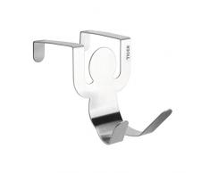 Tiger Gancio Appendiabiti portasciugamani, Metallo, Multicolore, 2.5Â x 5.5Â x 6.4Â cm
