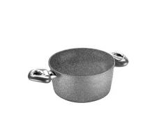 Aeternum Madame Petravera Plus Casseruola, Alluminio, Pietra, 28 cm